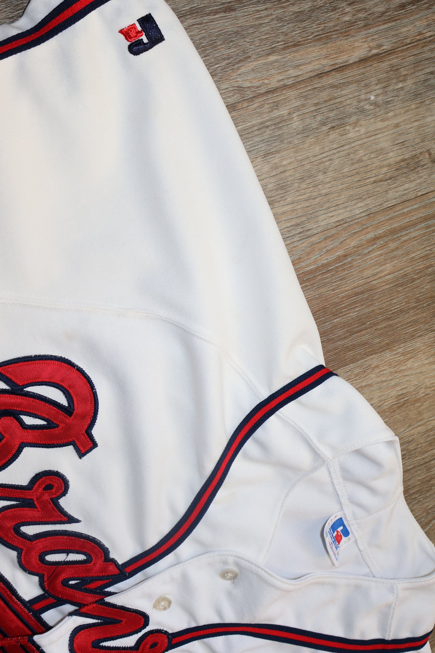 ATLANTA BRAVES DELUXE VINTAGE BUNDLE 1992 DIAMOND RUSSELL JERSEY SHIRT EDITION 1995 VIDEO VHS