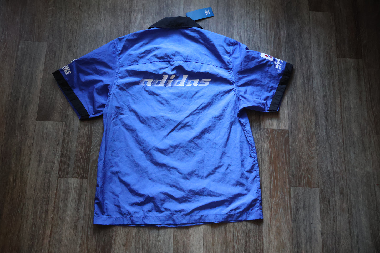 Adidas TGP RACING Style Blue/Black Button-Up