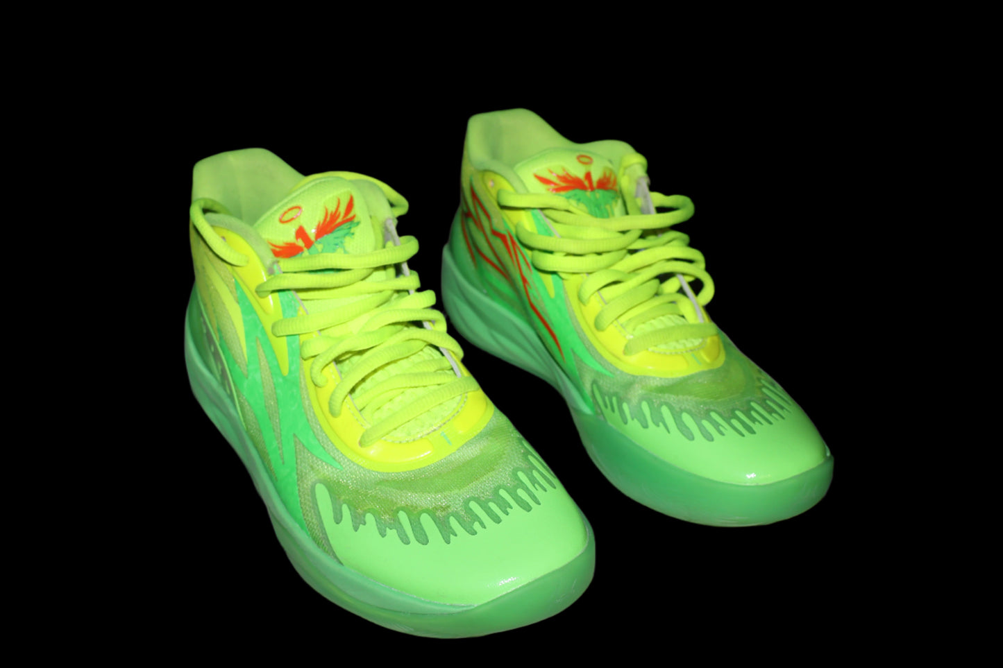 Puma MB.02 Lamelo Ball X Nickelodeon Slime Fluro Green Lime SHOES 2022 1