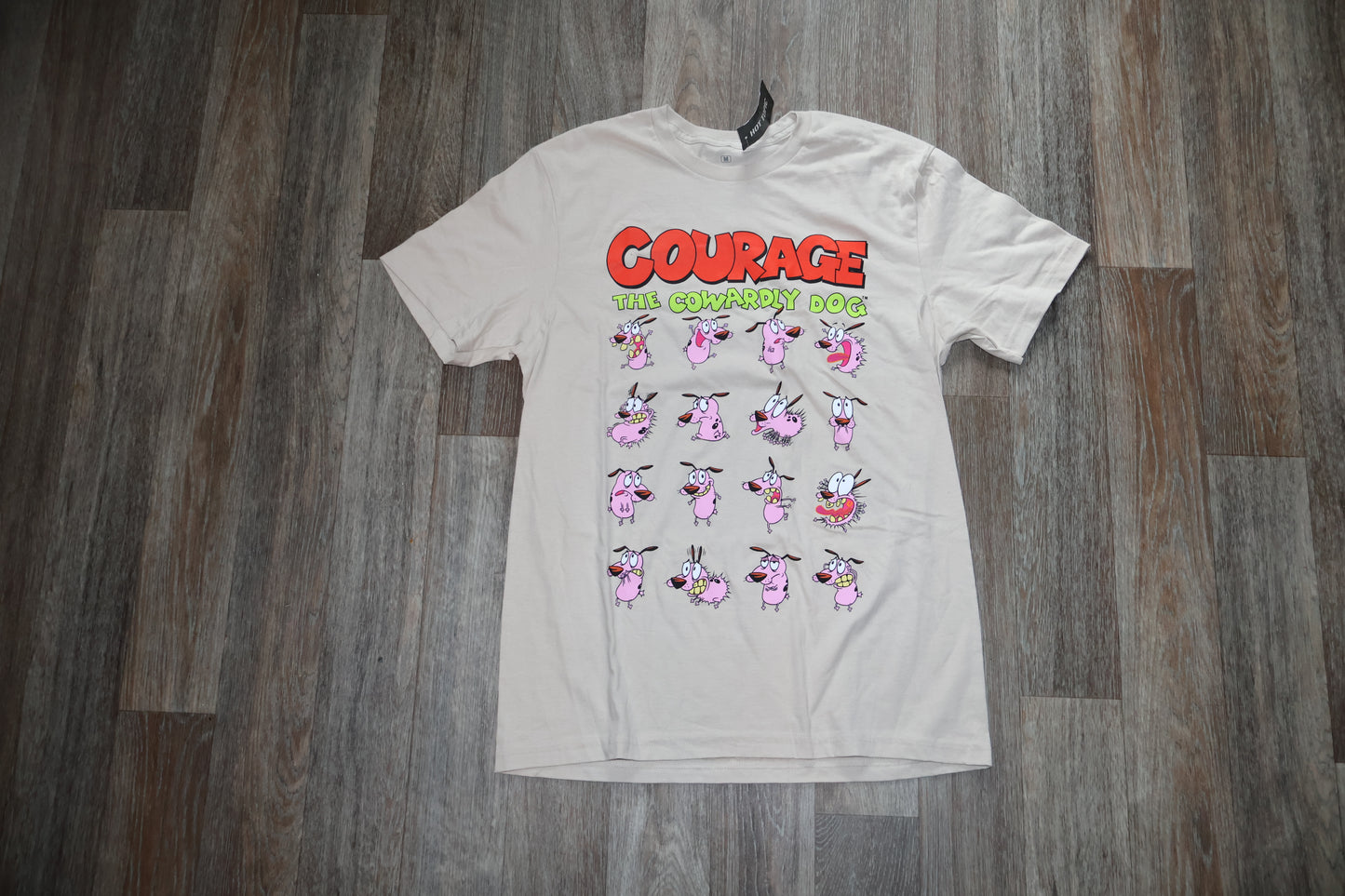 Courage The Cowardly Dog Faces T-Shirt