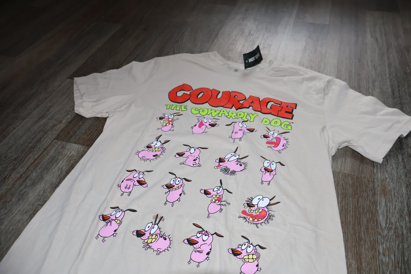 Courage The Cowardly Dog Faces T-Shirt