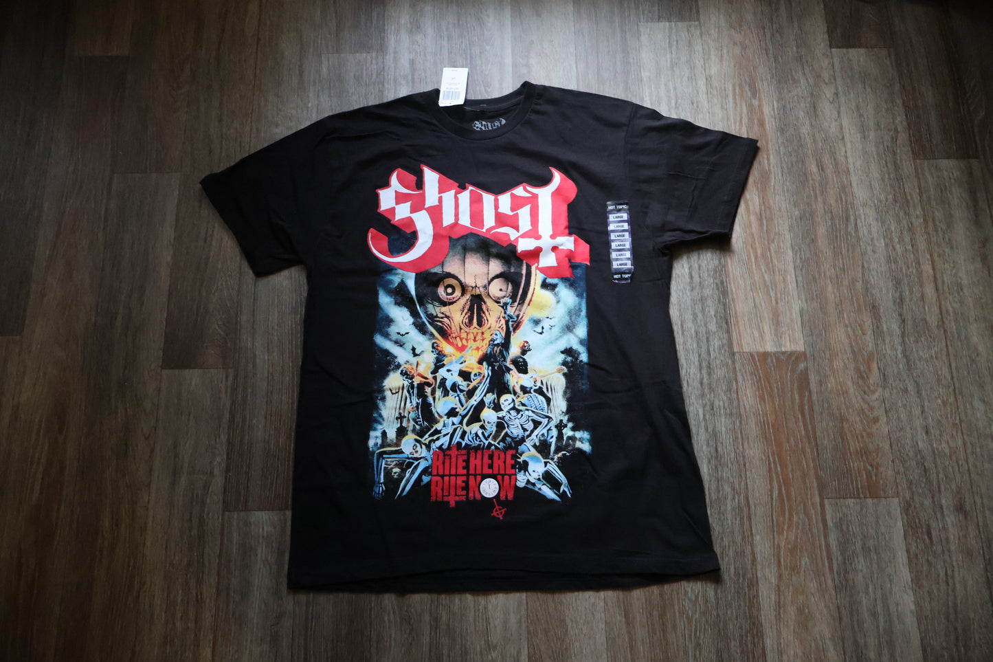 Ghost – Rite Here Title T-Shirt SKULL