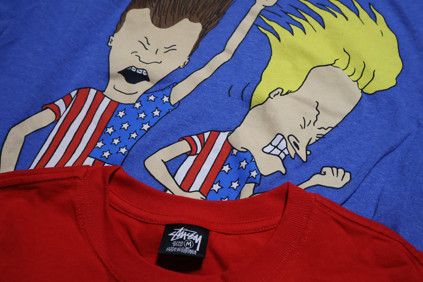 MEDIUM T-Shirts COMBO Stussy Beavis And Butthead