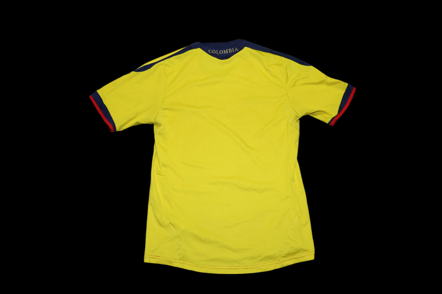 Colombia Federation Official Adidas Climacool FC Fifa Yellow Blank Jersey SMALL