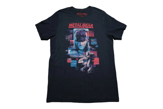 Metal Gear Solid KONAMI Tee Shirt MEDIUM SNAKE TACTICAL ESPIONAGE ACTION GAMES